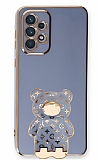 Eiroo Samsung Galaxy A53 5G Lks Ay Standl Mavi Silikon Klf