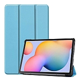 Samsung Galaxy Tab S6 Lite P610 Slim Cover Mavi Klf