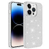 Eiroo Silvery iPhone 14 Pro Max Simli Silver Silikon Klf