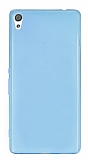 Sony Xperia XA Ultra Sper nce effaf Mavi Silikon Klf
