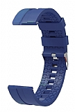Eiroo Sport Samsung Galaxy Watch 46 mm Lacivert Silikon Kordon
