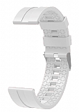 Eiroo Sport Huawei Watch GT 2 46 mm Beyaz Silikon Kordon