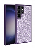 Eiroo Stone Sammsung Galaxy S23 Ultra Tal Derin Mor Silikon Klf