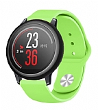 Eiroo Huawei Watch 3 Pro Spor Yeil Silikon Kordon
