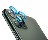 iPhone 12 Pro Max 6.7 in Neon Mavi Kamera Lens Koruyucu