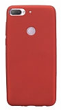 HTC Desire 12 Plus Mat Krmz Silikon Klf