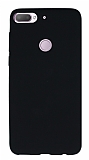 HTC Desire 12 Plus Mat Siyah Silikon Klf