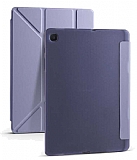 Eiroo Fold Samsung Galaxy Tab A7 10.4 (2020) Kalemlikli Standl Mor Klf