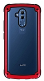 Huawei Mate 20 Lite Jelly Bumper effaf Ultra Koruma Krmz Klf