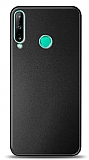 Huawei P40 Lite E Metal Siyah Rubber Klf