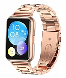 Huawei Watch Fit 2 Rose Gold Metal Kordon