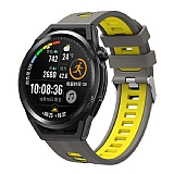 Huawei Watch GT 2 42 mm Gri-Sar Silikon Kordon