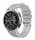 Huawei Watch GT 2 izgili Silikon Gri Kordon (46 mm)