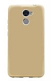 Huawei Y7 Prime Mat Gold Silikon Klf