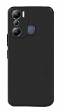 Infinix Hot 20i Kamera Korumal Siyah Silikon Klf