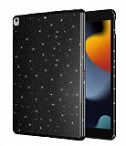 iPad 10.2 2021 9.Nesil Simli Siyah Silikon Klf