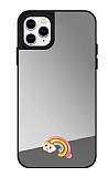 iPhone 11 Pro Gkkua Figrl Aynal Silver Rubber Klf