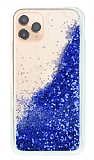 iPhone 11 Pro Max Simli Sulu Mavi Rubber Klf