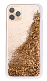 iPhone 11 Pro Simli Sulu Gold Rubber Klf