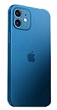 Eiroo Ghost Thin iPhone 12 Mini 5.4 in Ultra nce Mavi Rubber Klf