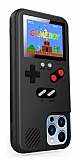 iPhone 12 Pro Max Oynanabilir Tetris Gameboy Siyah Telefon Klf