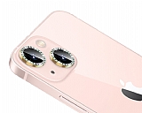 iPhone 13 Mini Crystal Tal Gold Kamera Lensi Koruyucu