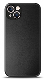 iPhone 13 Mini Metal Siyah Rubber Klf