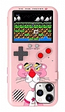 iPhone 13 Pro Oynanabilir Tetris Gameboy Pembe Telefon Klf Panter