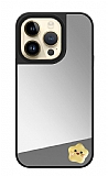 iPhone 14 Pro Yldz Figrl Aynal Silver Rubber Klf