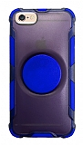 iPhone 6 / 6S Pop-Stand Ultra Koruma Mavi Klf