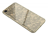 iPhone 6 Plus / 6S Plus Granit Desenli Gold Rubber Klf