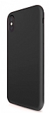 iPhone X / XS Mat Siyah Silikon Klf