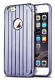 Joyroom Traveler iPhone 6 Plus / 6S Plus Metalik Dark Silver Silikon Klf