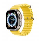 Ocean Apple Watch Ultra Sar Silikon Kordon (49mm)