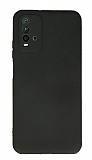 Xiaomi Redmi 9T Kamera Korumal Siyah Silikon Klf