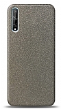 Dafoni Huawei Y8p Silver Parlak Simli Telefon Kaplama