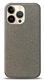 Dafoni iPhone 13 Pro Silver Parlak Simli Telefon Kaplama