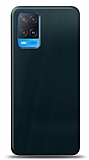 Dafoni Oppo A54 4G Metalik Parlak Grnml Mavi Telefon Kaplama