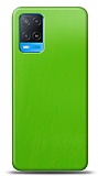 Dafoni Oppo A54 4G Metalik Parlak Grnml Yeil Telefon Kaplama