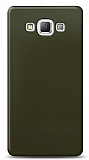 Dafoni Samsung Galaxy A7 Metalik Parlak Grnml Koyu Yeil Telefon Kaplama