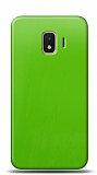 Dafoni Samsung Galaxy J2 Core J260F Metalik Parlak Grnml Yeil Telefon Kaplama