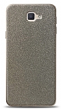 Dafoni Samsung Galaxy J5 Prime Silver Parlak Simli Telefon Kaplama
