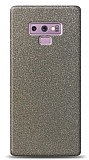 Dafoni Samsung Galaxy Note 9 Silver Parlak Simli Telefon Kaplama