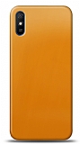 Dafoni Xiaomi Redmi 9A Metalik Parlak Grnml Sar Telefon Kaplama