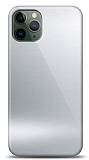 Eiroo iPhone 11 Pro Silikon Kenarl Aynal Silver Klf