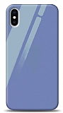 Eiroo iPhone XS Max Silikon Kenarl Mor Cam Klf