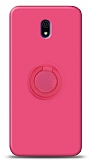 Eiroo Ring Color Xiaomi Redmi 8A Yzk Tutuculu Pembe Silikon Klf