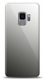 Eiroo Samsung Galaxy S9 Silikon Kenarl Aynal Siyah Klf