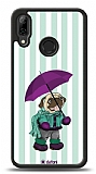 Dafoni Art Huawei P20 Lite Pug in the Rain Klf