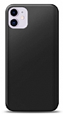 iPhone 11 Siyah Mat Silikon Klf